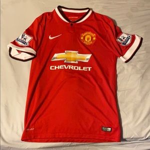 Authentic Nike2014-15 Robin V.Persie Man U Jersey